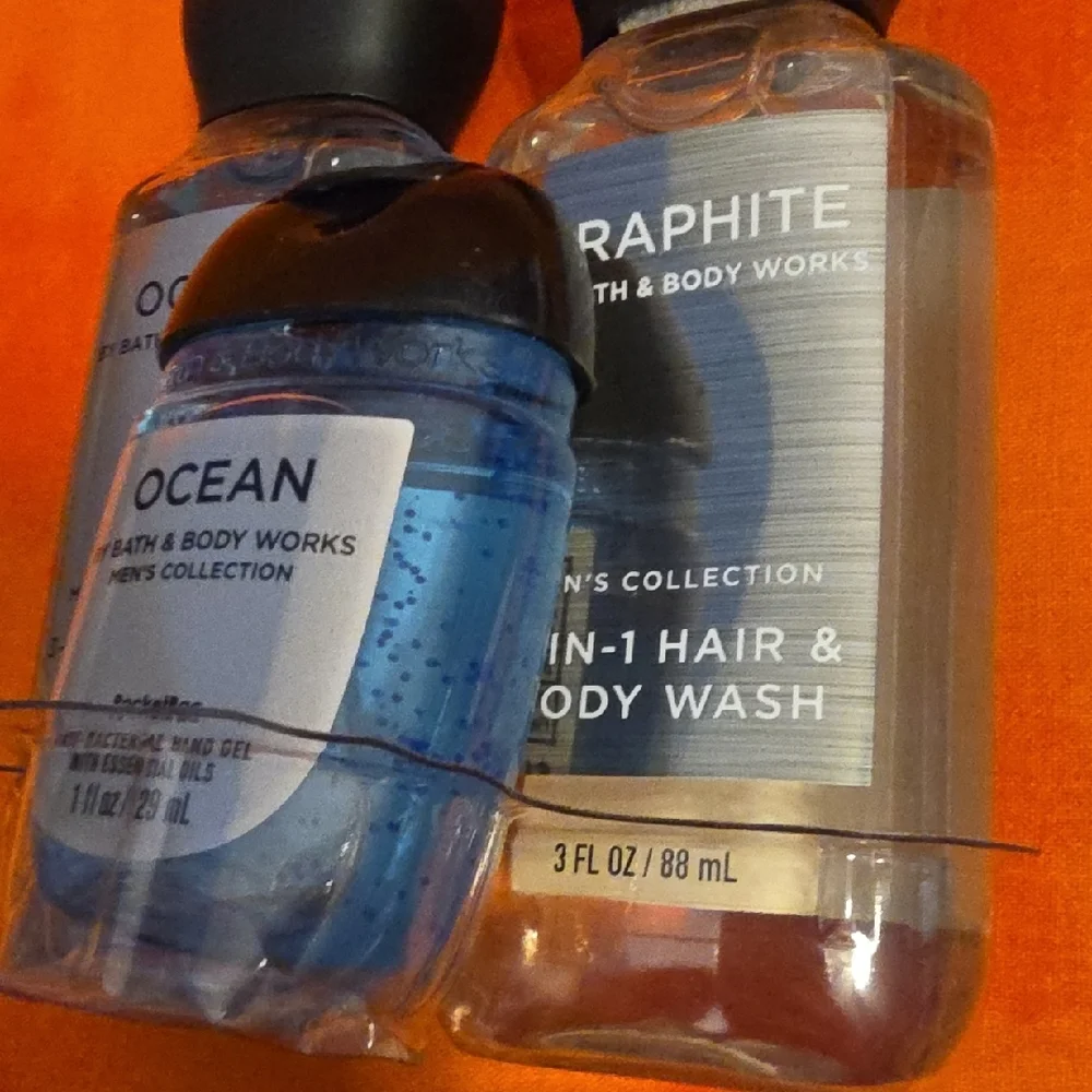 Bath & Body Works Ocean and Graphite Gift Set New